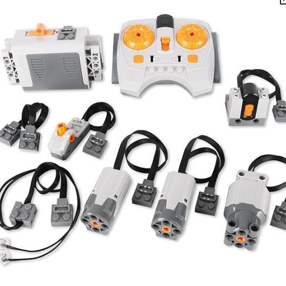 Building Blocks Science Kit with Motor, Battery Box, Remote Control & Receiver
