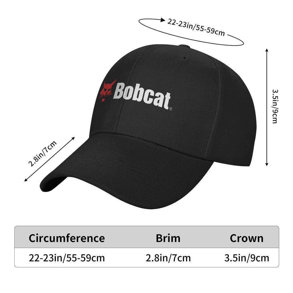 Cappellino da baseball alla moda LOGO BOBCAT EQUIP Unisex con visiera curva Cappello Unisexs