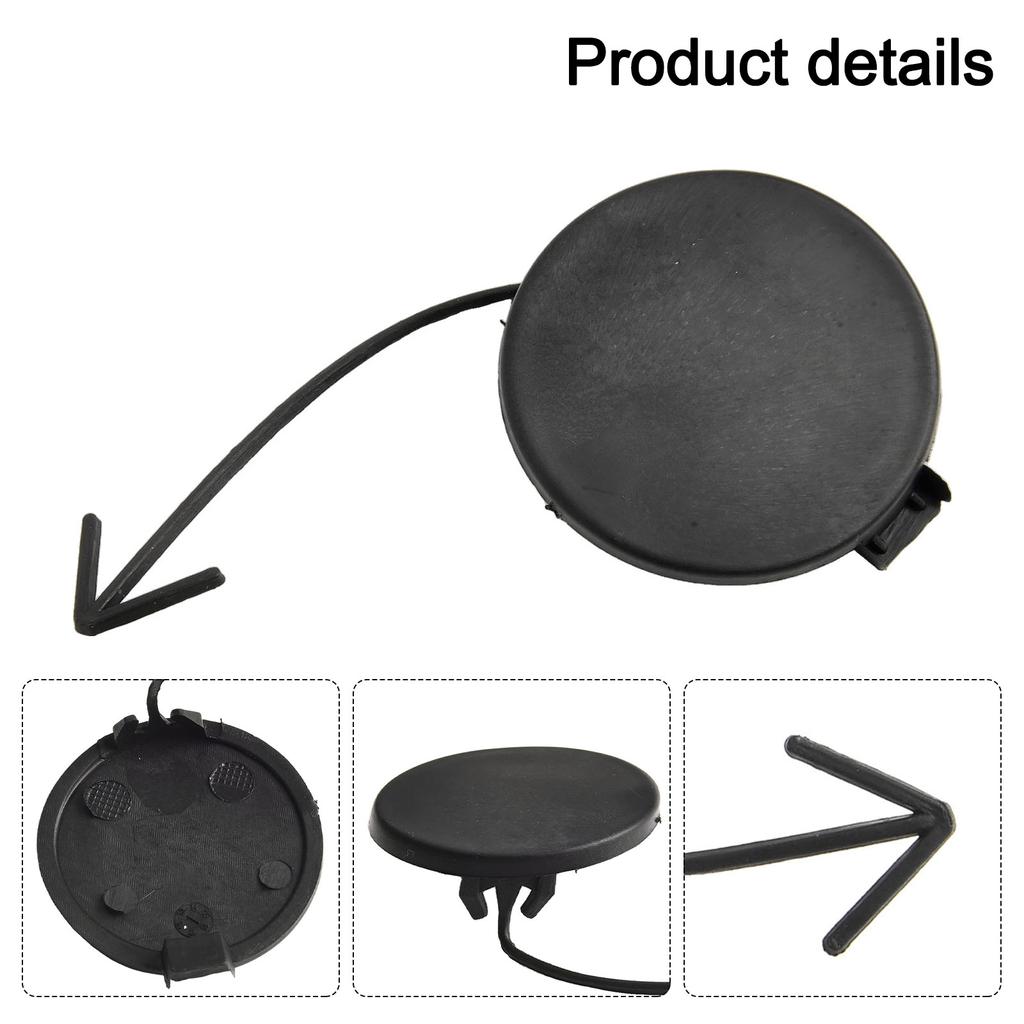 Car Repair Vehicle Maintenance Unpainted Front Bumper Cap Auto Bumper Tow Hook Cover Auto Accessory ABS Plastic