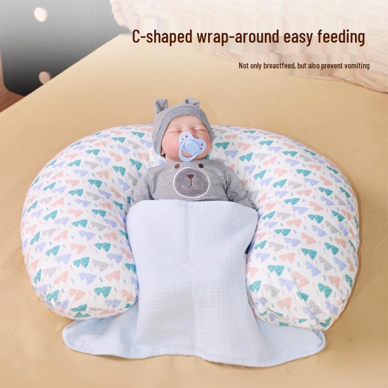 Multifunctional Pregnancy & Baby Nursing Pillow – Anti-Spit-Up, Postpartum Support, & Hug Pillow