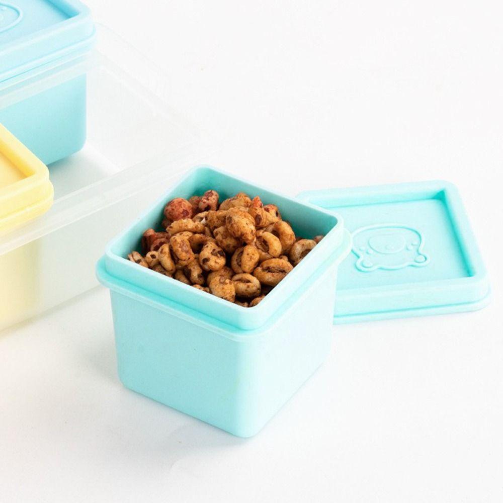 Silikon Babykost Gefrierform 6 Fächer Püreebehälter Langlebige Eiswürfelform Obst