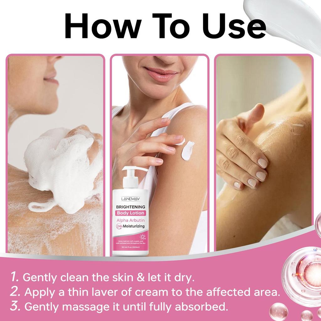 Brightening Body Lotion-Moisturize And Brighten The Skin-Offer Long-lasting Care For Dry And Sensitive Skin-300ml