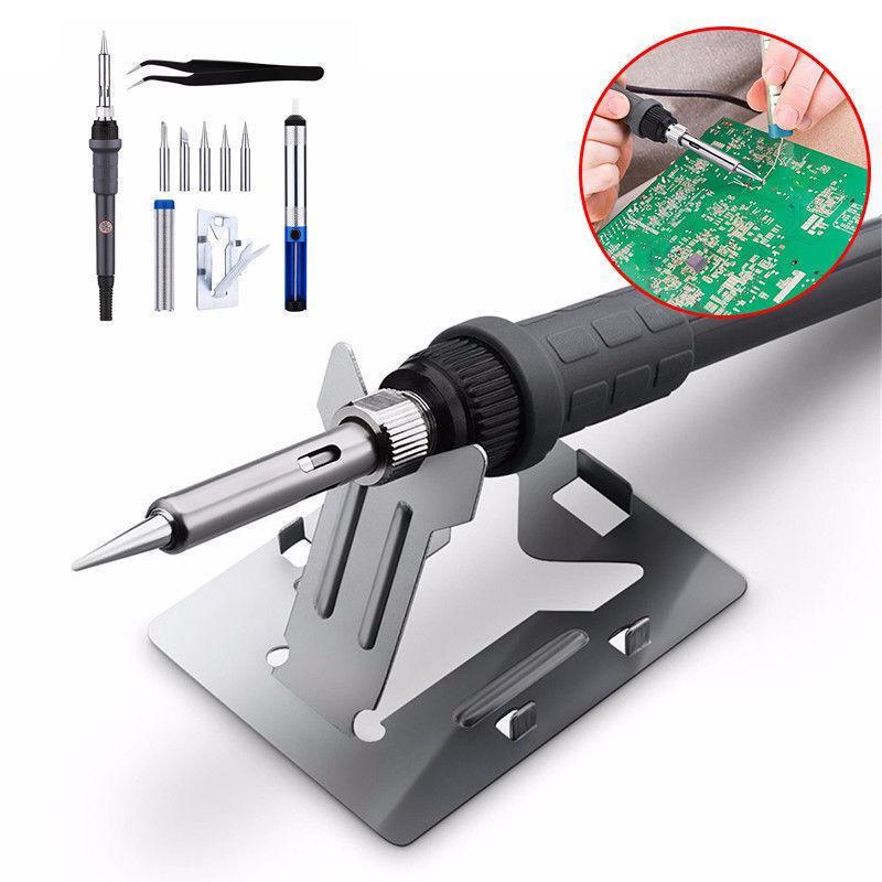 Professional Soldering Iron With Temperature Control For Circuit Board Assembly And Home Use