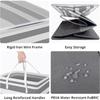 1/2pc Grey Large Capacity Waterproof Cotton Linen Dirty Clothes Basket Simplified Clothes  Storage Box Foldable Storage Bag