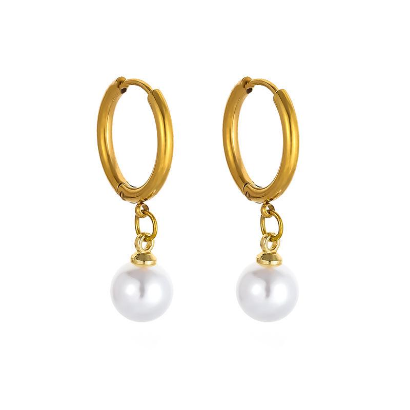 Early Spring Japanese-Korean Luxury Water Drop Pearl Earrings - Trendy High-End Style for Girls (2026)