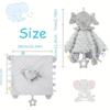 Rabbit Baby Comforter Blanket Soft Soothing Toy for Toddlers Sleeping Aid Hanging Animal Rattle