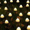 Pilz Solar Lichterkette mit Gartenstab, IP65 Wasserdichte Lichterkette mit 10/20 LEDs, Dekorative Lampe für Außen Garten Hof Terrasse Weg Rasen