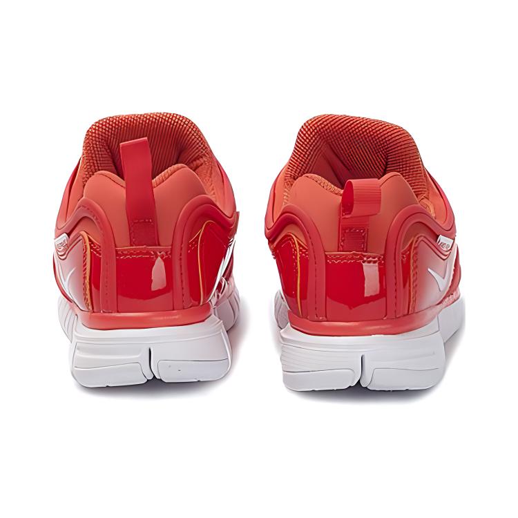 Nike Dynamo Free Slip Resistant Cushioning Kids Lifestyle Shoes White Orange Children Aged 3 7 Years Old 343738-803