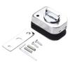Glass Door Lock Latch Lock No Need Punch Holes Twist The Handle