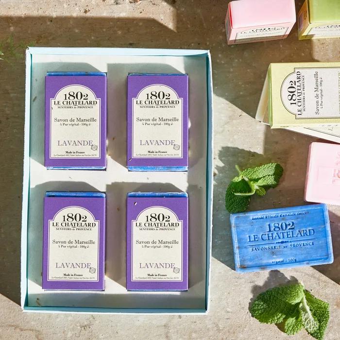 Sabon De Marseille 4 Boxes (Mint) (Large)