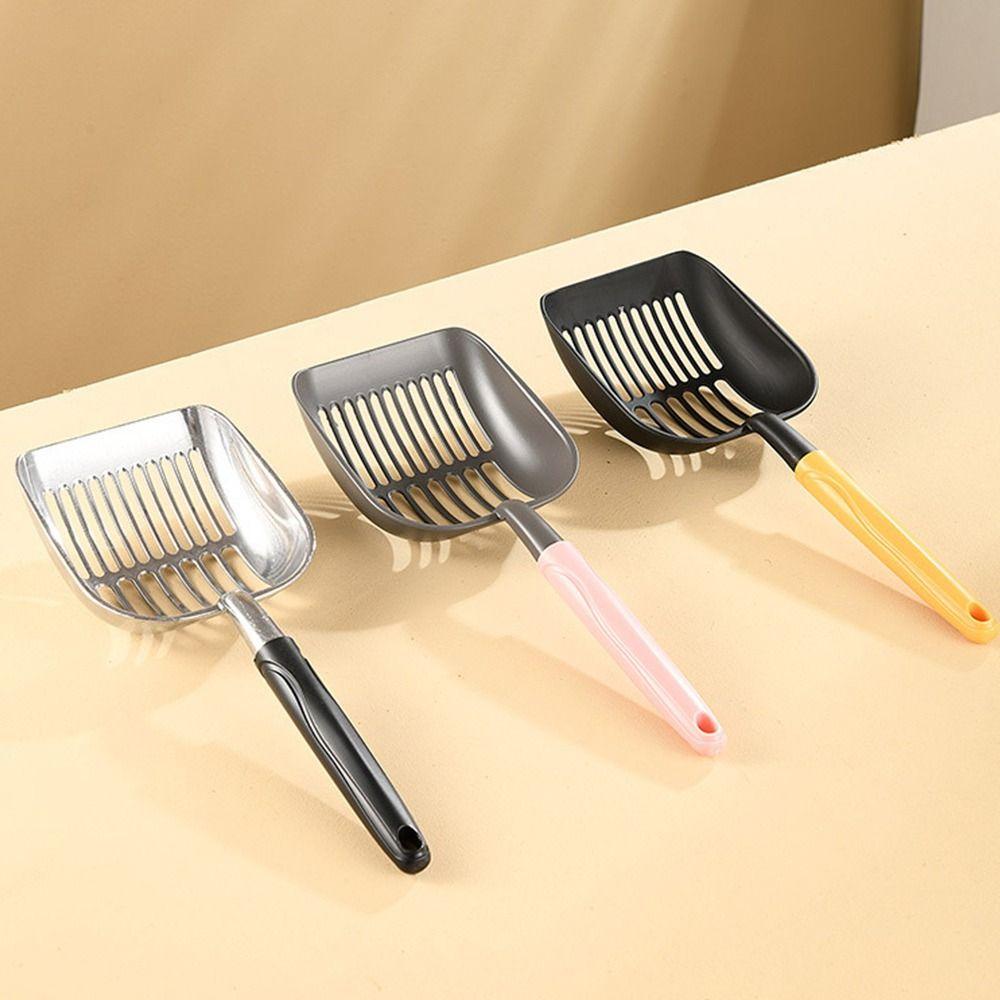 Katzenklo-Schaufel aus Aluminiumlegierung, feines Netz, Katzenkot-Reinigungswerkzeuge, Haustier-Reinigungswerkzeuge