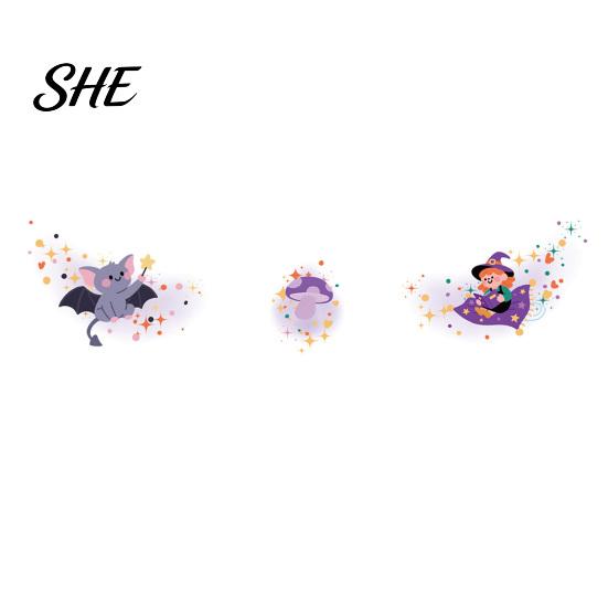 Temporary Makeup Stickers Halloween Face Tattoos, Realistic Waterproof Water Transfer Stickers, Skin-friendly Outdoor Party Art Breathable Body