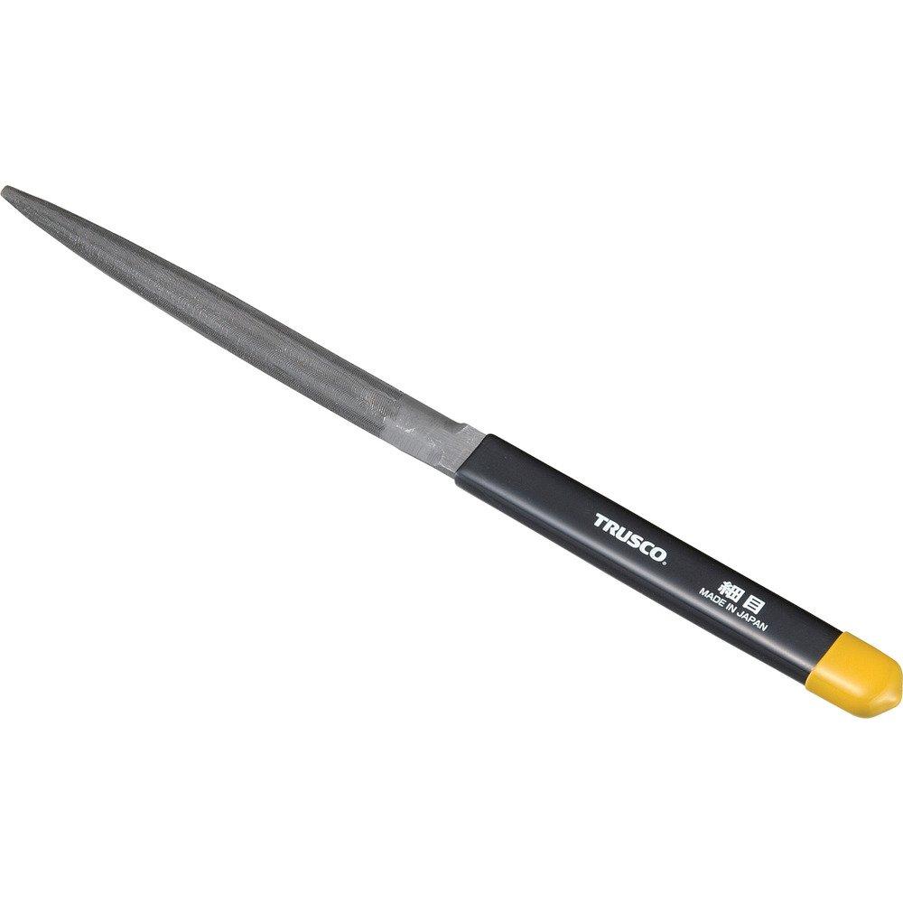 

TRUSCO Set Half Total Length Set of 5 File, Round, Fine, 215, THA005-03