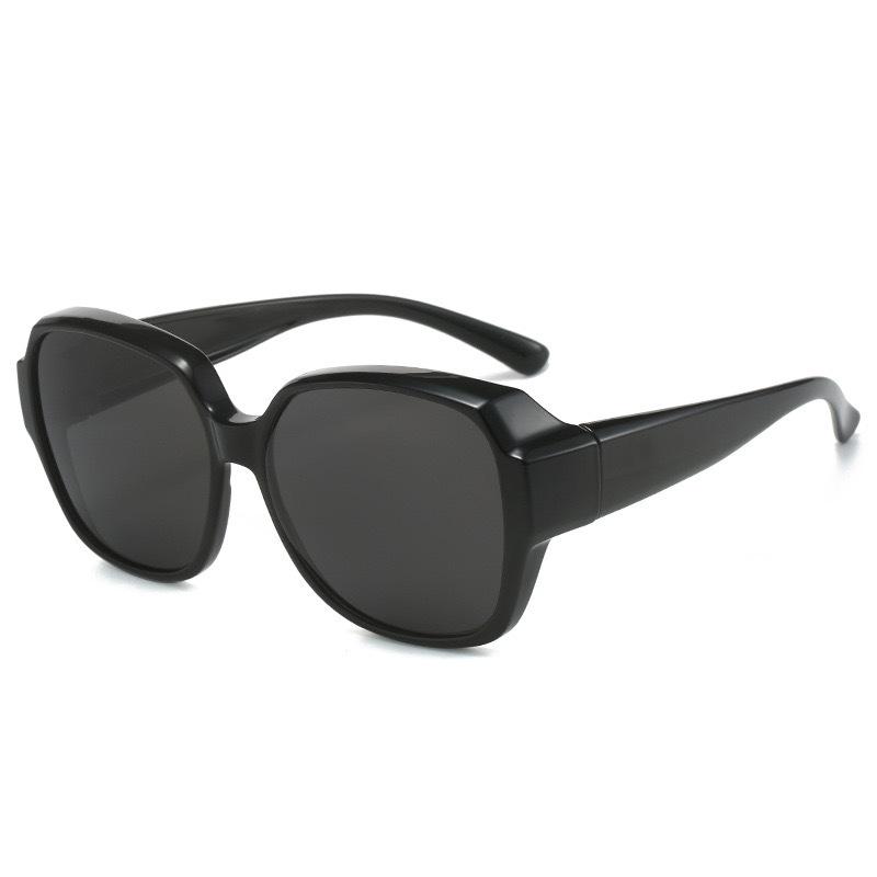 Polarized Glasses Women's Myopia Dual-Purpose Sunglasses Men's Trendy Anti-Glare Sunglasses for Driving