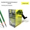 American Academy Hand-Cranked Pencil Sharpener for Sketch & Charcoal Pencils – Long Core & Special Automatic Sharpening