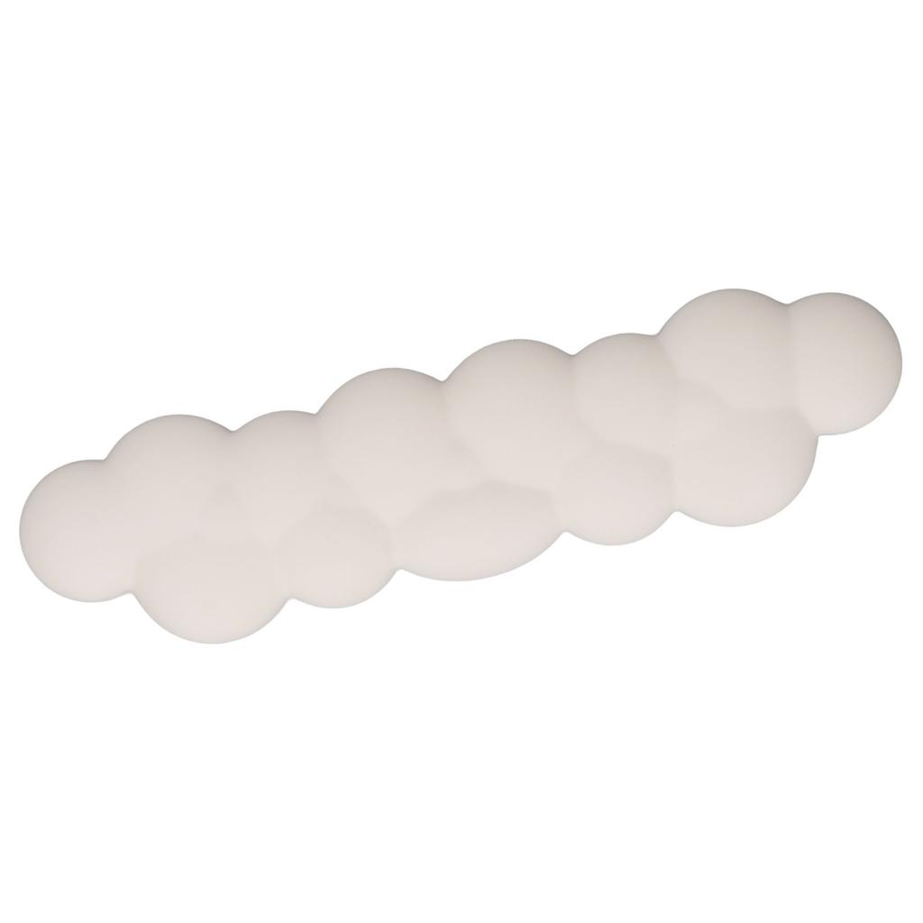 Cloud Keyboard Wrist Rest Smoothly PU Leather Keyboard Palm Rest Skid Resistant Ergonomic Wrist Pad for Gaming Typing