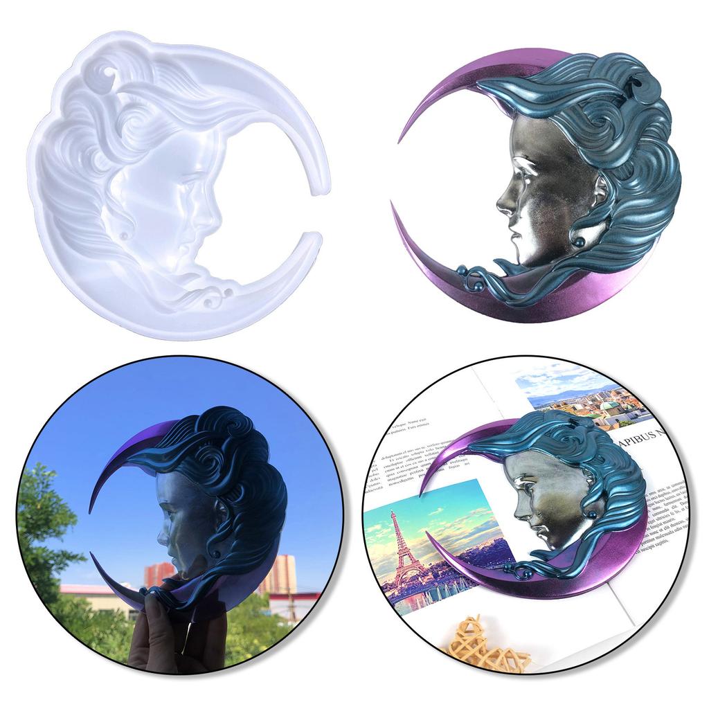 Flower Shape Silicone Mold for Jewelry Stroage Box Tabletop Scented Candle Resin Molds 3D Earring Holder Molds DIY Craft