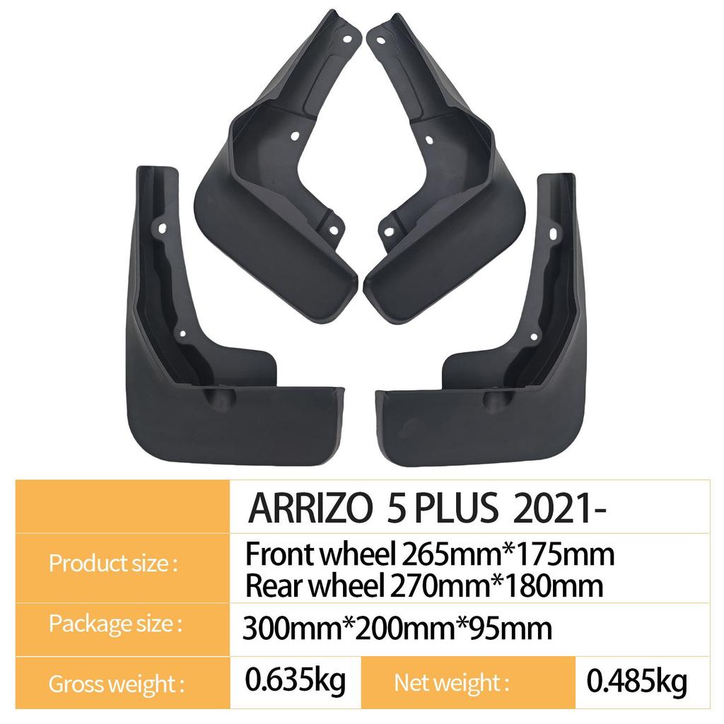 Garde-boues de Pneus Chery Arrizo 5 Plus 2021 - Compatibles Commerce Transfrontalier