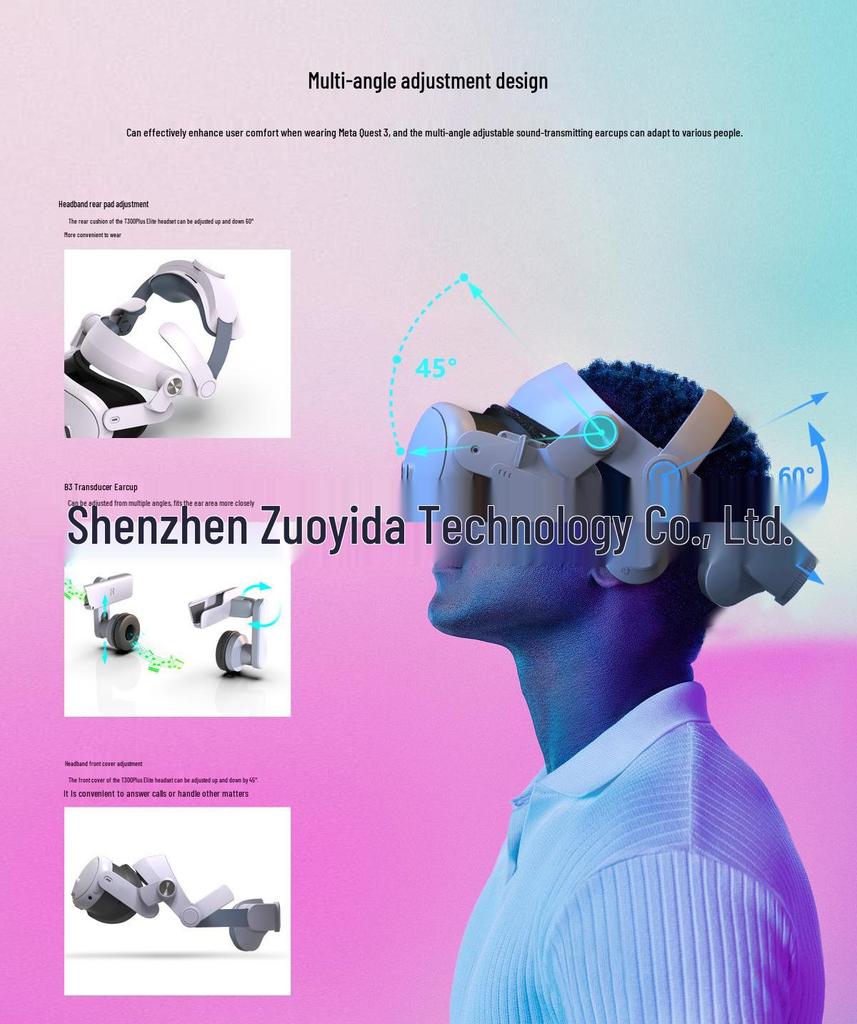 Quest3 S Elite Headband Power Version - VR Battery Accessory