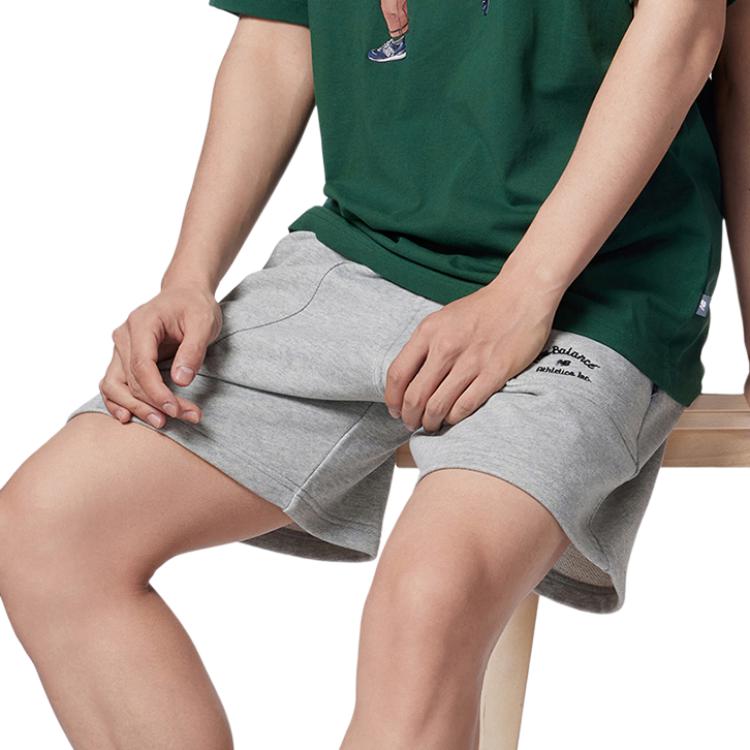 New Balance Sports Life Collection Sports Shorts Men's Gray AMS42325-GHM