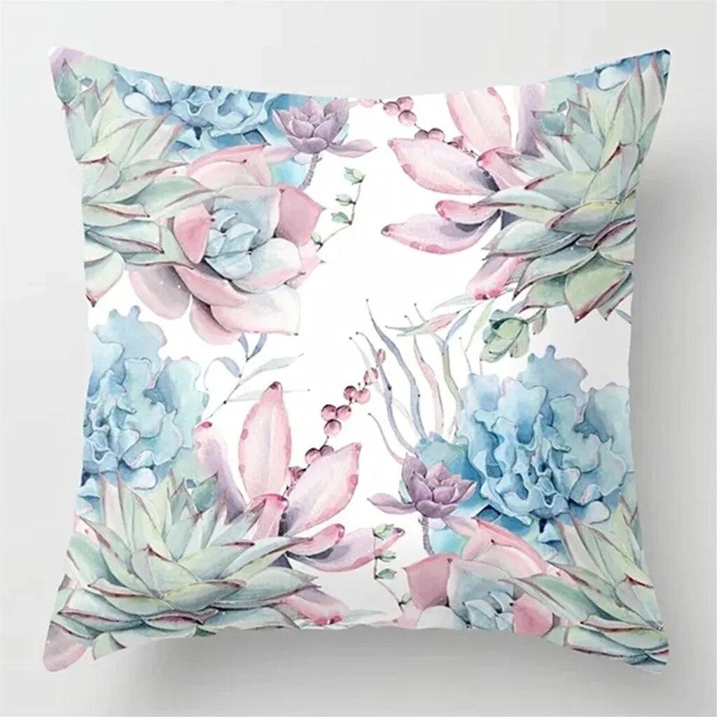

Наволочка с суккулентами, домашний диван, наволочка, квадратное постельное белье 40x40cm