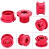 Bikes Road   Chainwheel Screws   & Nut Parts for Single Dental Plate Black