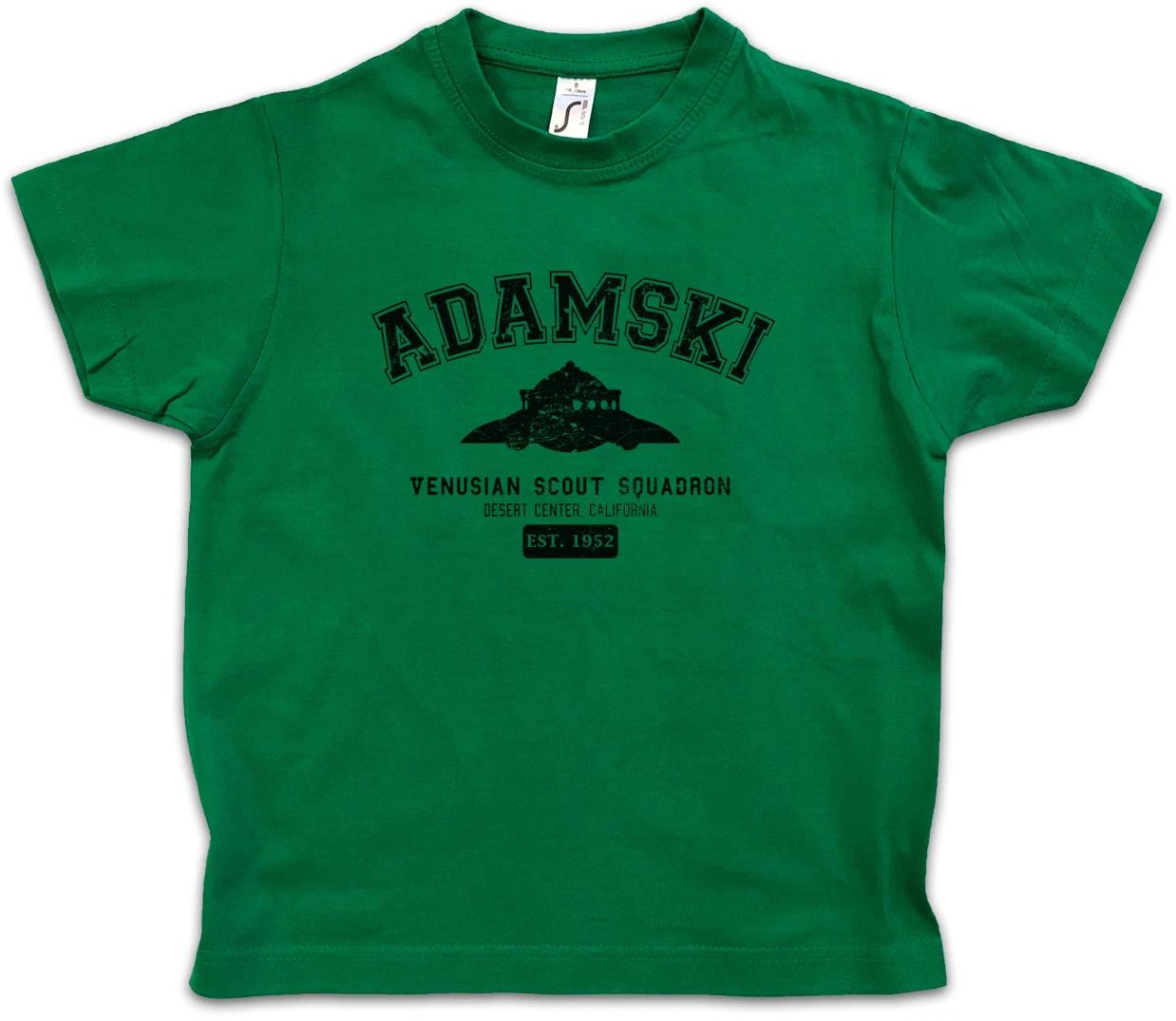 ADAMSKI VENUSIAN SCOUT SQUADRON Kids Boys kids boys T-Shirt George Alien UFO Ship TR3B 140