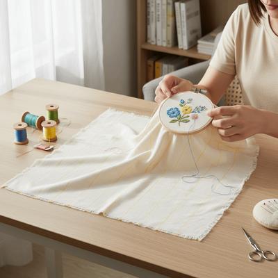 1 pz Panno Bianco Standard per Tufting Tessuto Resistente Strumenti per Tufting ad Ago Tessuto Arte del Tufting