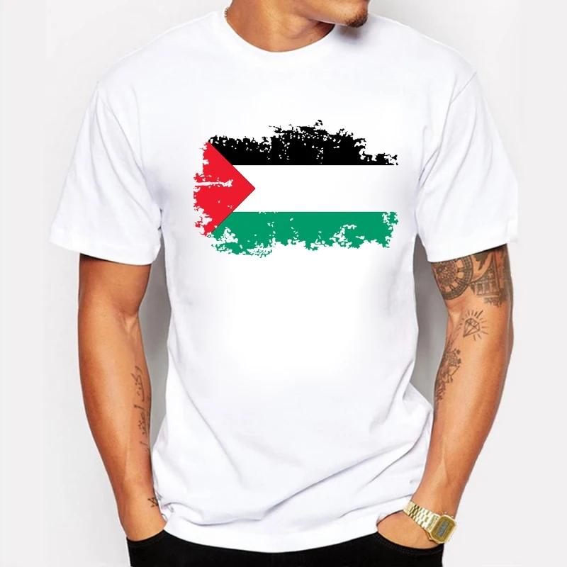 Sapextee Palestine Flag Men T shirts Fashion Short Sleeve Summer Nostalgia T-shirts Brand Design Fans Cheer Tshirt