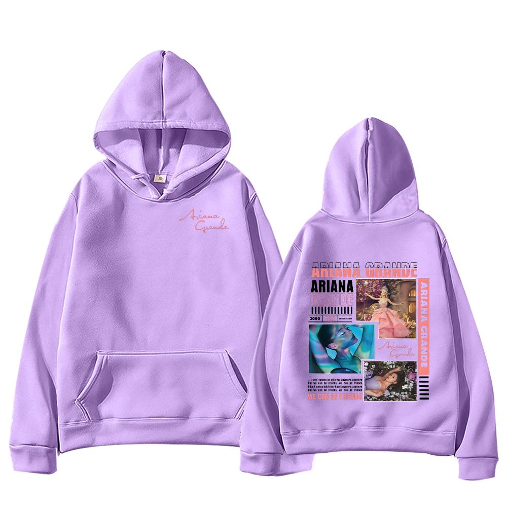 Ariana Grande Hoodies Glinda Die Gute Böse Pullover Männer Frauen Niedliche Kleidung Übergroßes Sweatshirt Neu Langarm Mode Kapuzenpullover