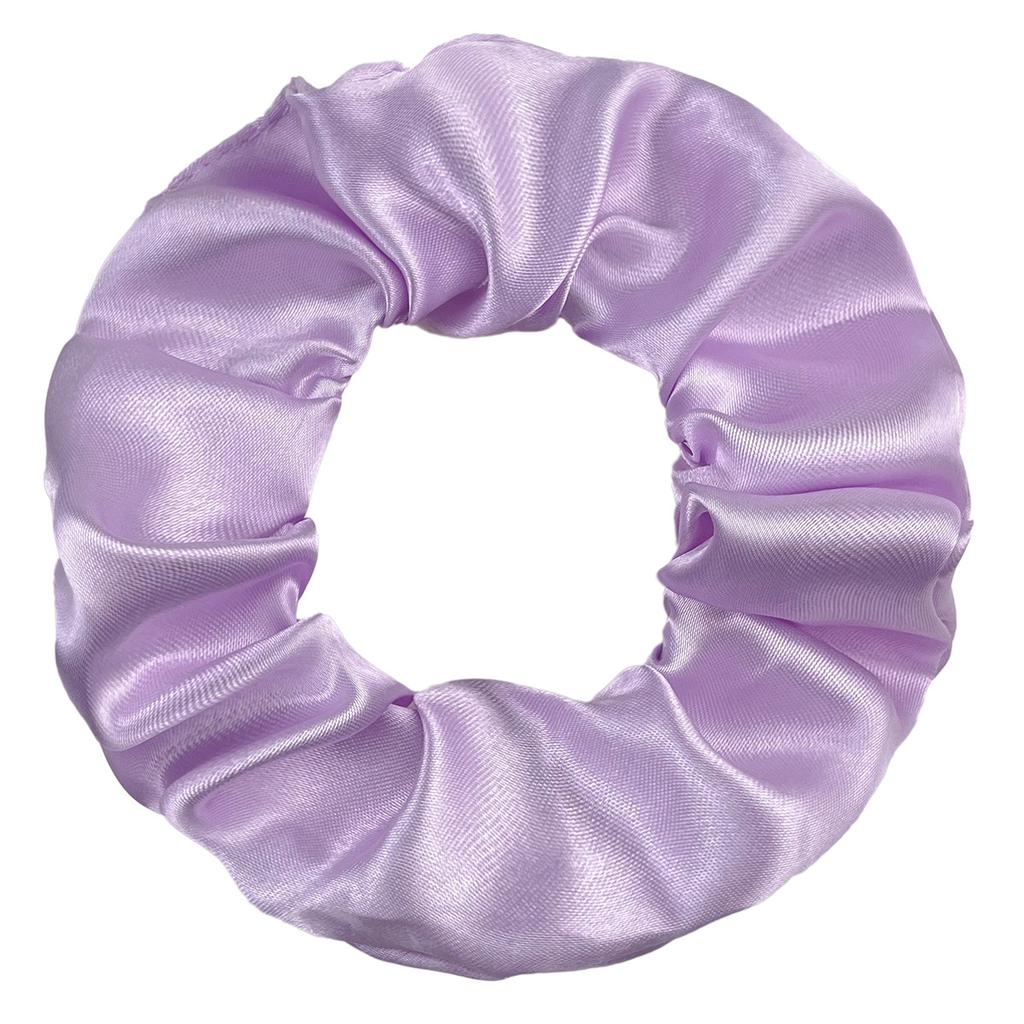 5 Stück Trendige Weinfarbe Satin Scrunchies Damen Niedliche Haarschmuck Mädchen Lila Violett Serie Scrunchies Elastische Haargummis