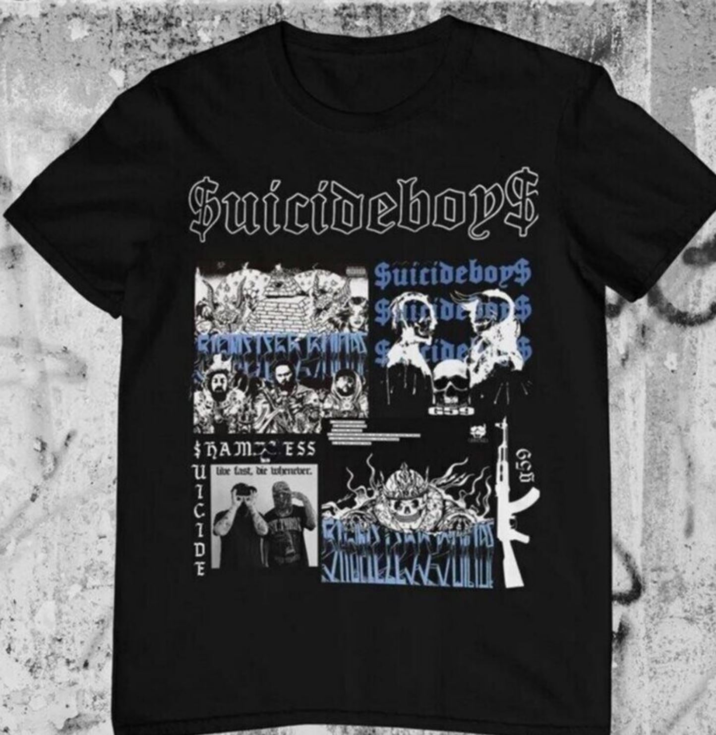 Мерч Greyday 2023, Футболка Suicideboys Tour 2023, Suicideboy Grey Day 2023 Tour XL