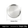 Han Dun Korean Style Stainless Steel Round BBQ Plate