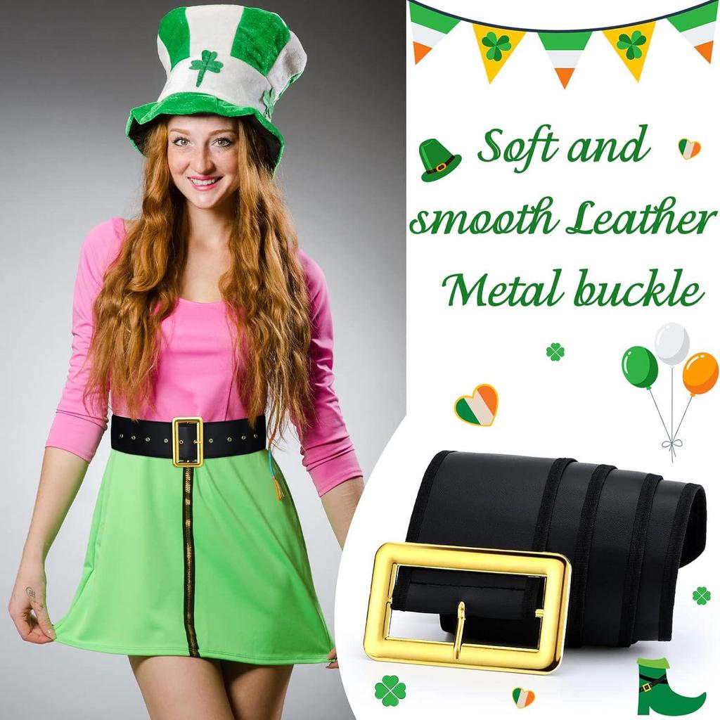 European and American Santa Claus Christmas Wide Waist Belt for Men