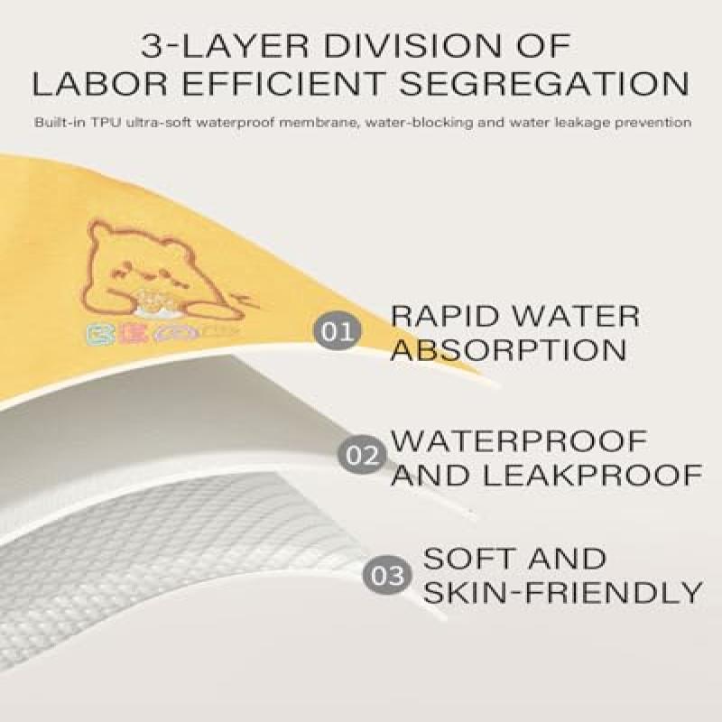 2PCS Baby Bibs, Ultra Soft Absorbent Waterproof Drool Bibs with Snap Button for Boys Girls Infants Toddlers (Pink + Yellow)