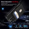 Detachable Wallet Case for iPhone 16e 16 15 14 Plus 13 12 11 Pro Max XR, Magnetic Wireless Charging, Shockproof Flip Card Holder