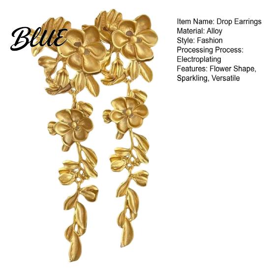 Daily Outfit Accessories 1 Pair Women Drop Earrings Retro Style
