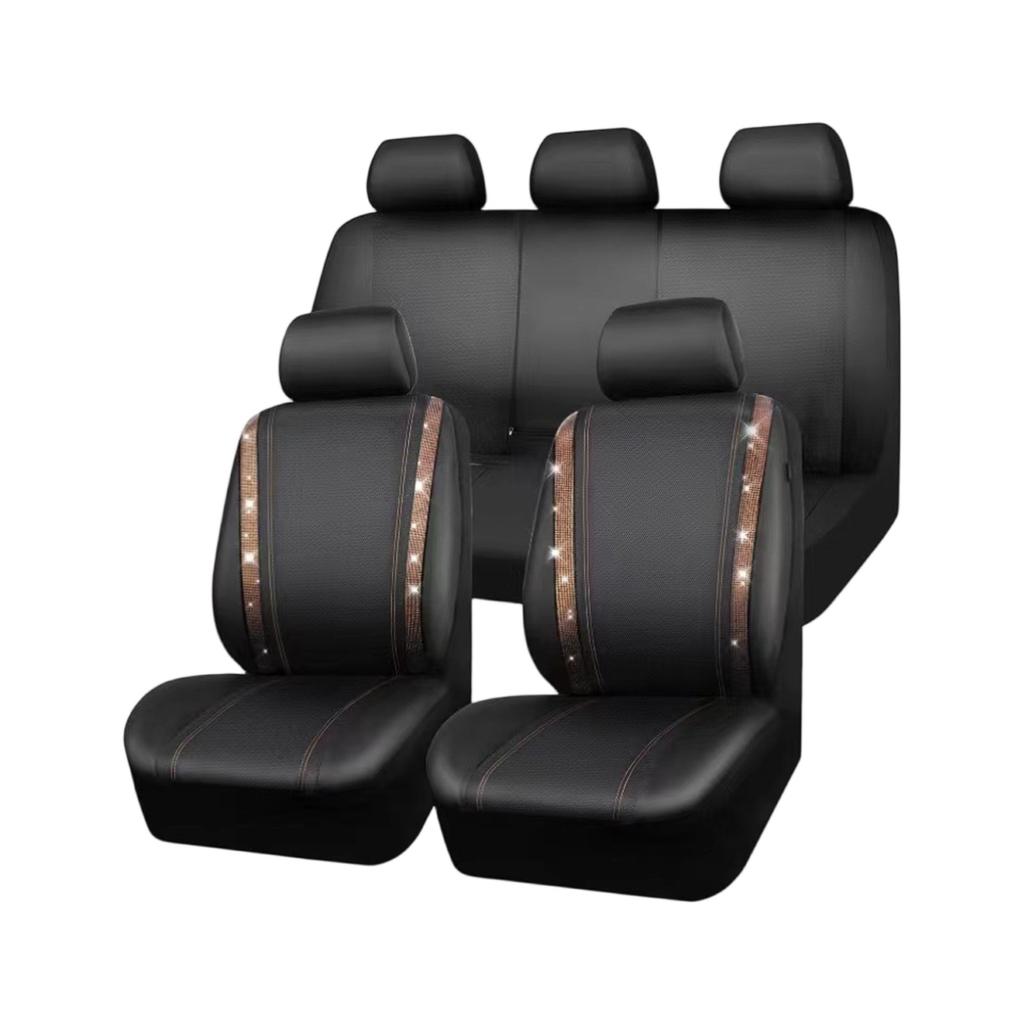 Leather Stitching Hot Diamond Diamond Diamond Water Rhinestone Universal Car Diamond Seat Cover