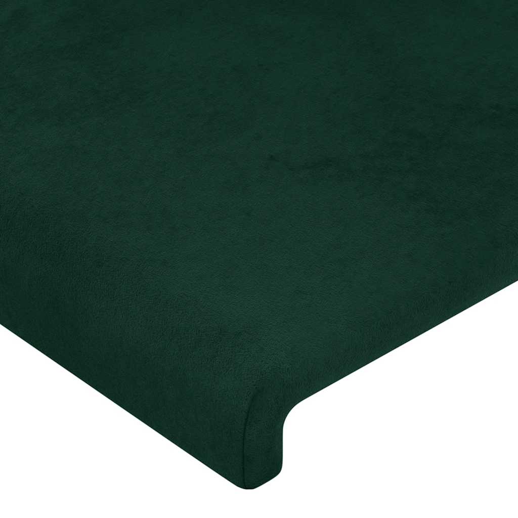 Vidaxl Wingback Headboard, Dark Green, 147X23X78/88 Cm, Velvety