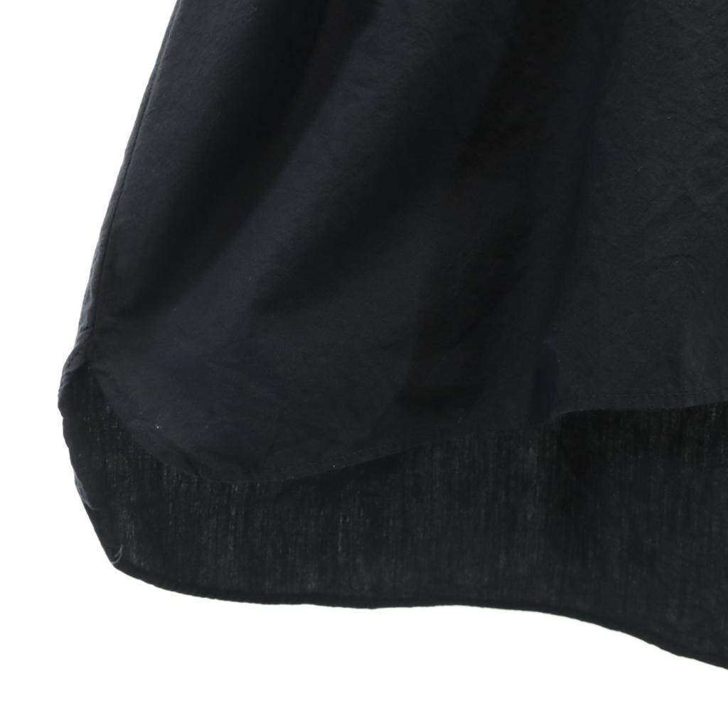 Mila Owen Short Sleeve V Neck Blouse Black Pullover Women Used