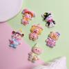 100pcs Kawaii Circus Clown Series Flatback Figurine Flat Back Resin Cabochon Fit Phone Deco Parts DIY Hair Accessories Scrapbook