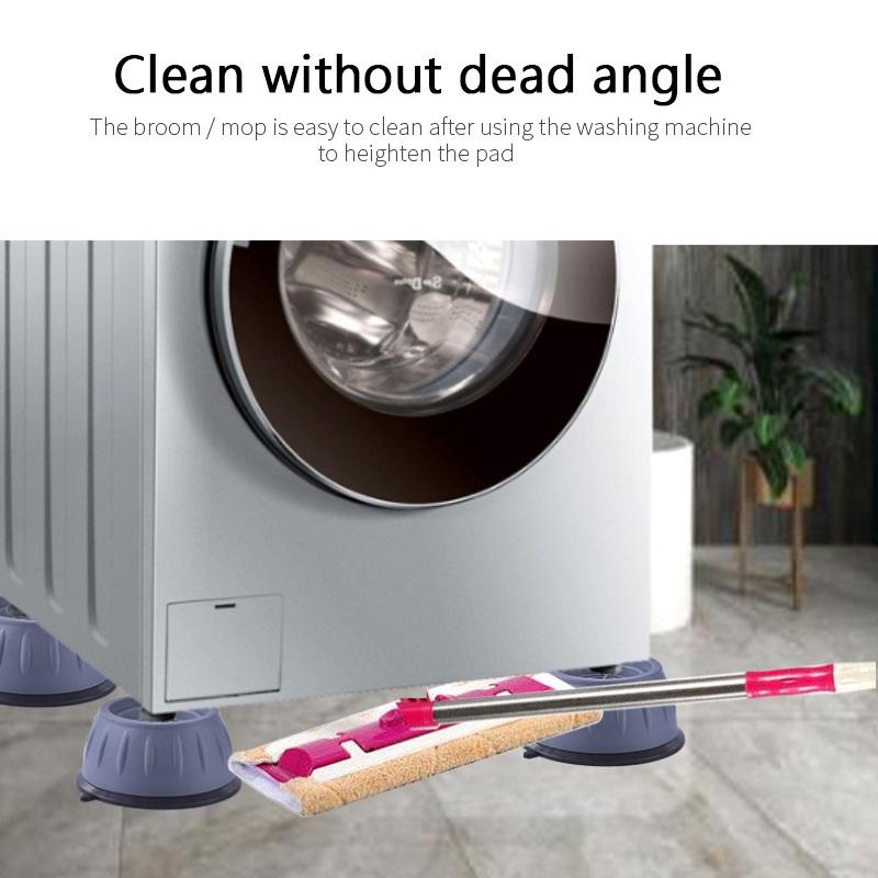 4Pcs Universal Anti-Vibration Feet Pads Washing Machine Support Shockproof Pad Dryer Refrigerator Base Fixed Non-Slip Pad