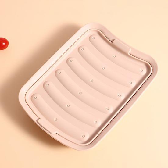 Silicone Sausage Mold Heat Resistant Non-stick Sausage Maker Dishwasher Safe Reusable Baking Tool for Homemade Sausages Donuts Cakes Cookies