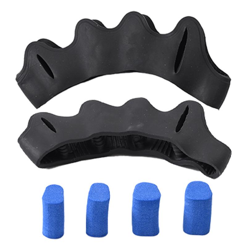Adjustable Silicone Toe Separator for Overlapping Toes and Valgus Correction One Size