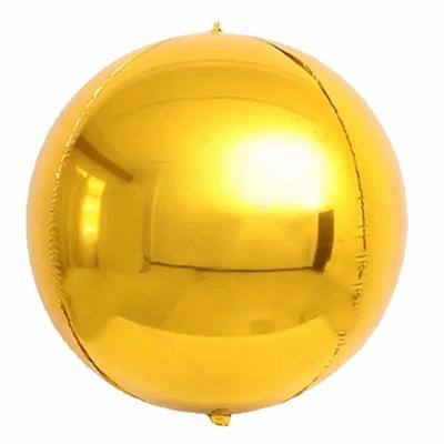 Decoração de Natal 50/60 Polegadas Balões 4D Balões Metálicos Prata Dourado Balão de Hélio Vermelho Balões Redondos Decorações de Festa