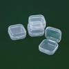 Mini Plastic Box Rectangular Translucent Packing Box Dustproof Durable Strong Jewelry Button Sundries Storage Case Container