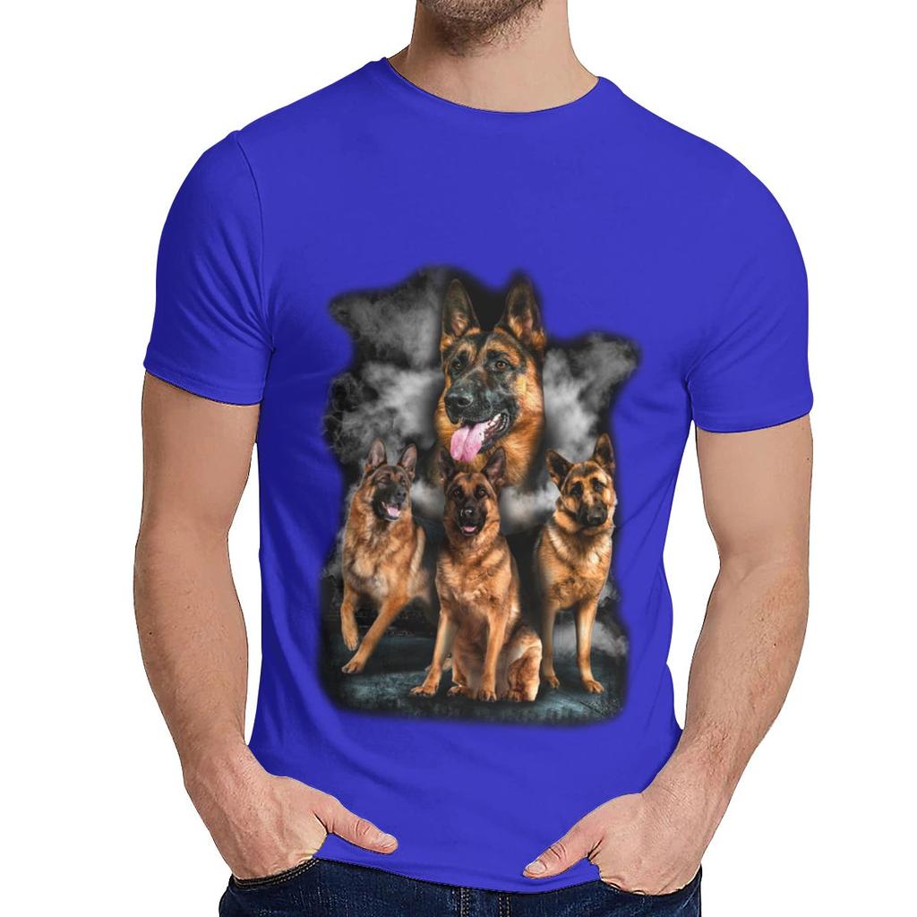 Unisex T Shirt German Shepherd Dog Quality Cotton Fashion Round Collargraphic Print T Shirt