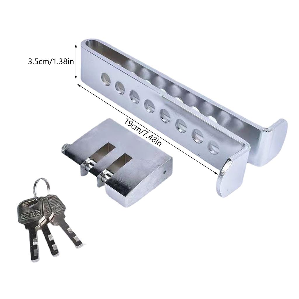 Car Pedal Lock 8 Hole / 9 Hole Brake Pedal Security Lock Car Brake Clutch Pedal Lock