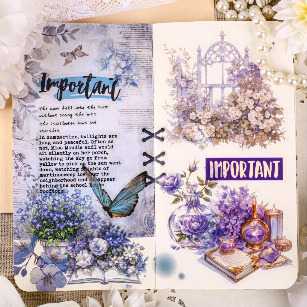 Mengze Series Retro Story DIY Journal Collage Pack - 6 Styles