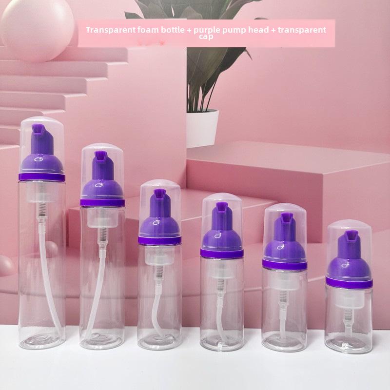 Transparent Foaming Bottle, 30ml/50ml/60ml - Ideal for Mousse, Lotion, or Eyelash Cleaning Liquid